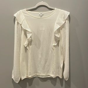 J. Crew Blouse NWT Cream